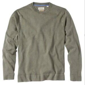 Borgo28 Dark Olive Cotton Crewneck Sweatshirt